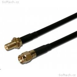 Koaxiální WLAN Antenní prodlužovací SMA male rever