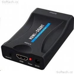 PREMIUMCORD Převodník HDMI 1na SCART 080P s napáje