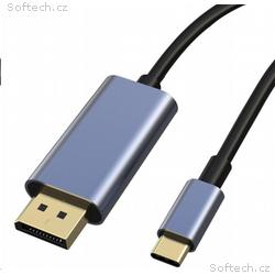 PremiumCord kabel USB-C na DisplayPort DP1.4 8K@60