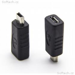 PremiumCord USB redukce USB2.0 Micro B - USB2.0 Mi