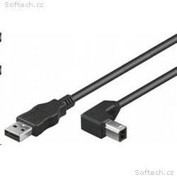 PREMIUMCORD Kabel USB 2.0 A-B propojovací 1m - zah