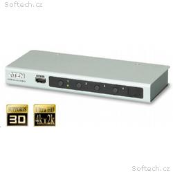 ATEN 4 port HDMI switch 4PC - 1 HDMI, 4k video