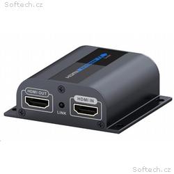 PremiumCord HDMI extender na 50m přes jeden kabel 