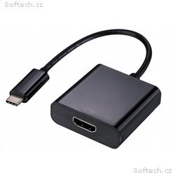 Adaptér C-TECH Type-C na HDMI, M, F, 15cm