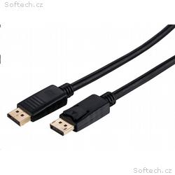 Kabel C-TECH DisplayPort 1.2, 4K@60Hz, M, M, 5m