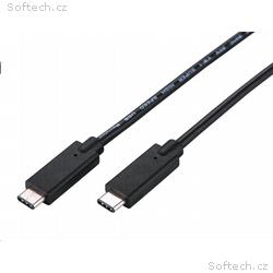 C-TECH kabel USB 3.2, Type-C (CM, CM), PD 100W, 20
