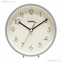 TechnoLine Modell H nástěnné hodiny, šedý