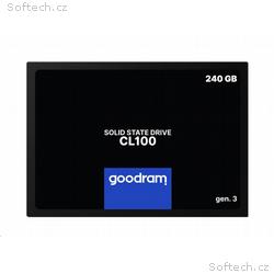 GOODRAM SSD CL100 Gen.3 240GB SATA III 7mm, 2,5" (