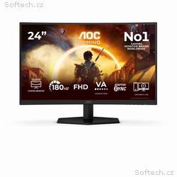 AOC Gaming, C24G42FE, 23,6", VA, FHD, 180Hz, 0,5ms