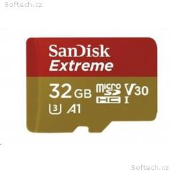 SanDisk Extreme, micro SDHC, 32GB, UHS-I U3, Class
