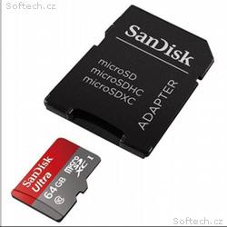 SanDisk MicroSDXC karta 64GB Ultra (80MB, s, Class