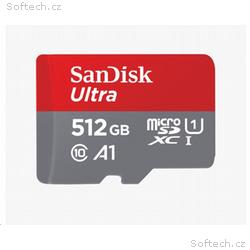SanDisk MicroSDXC karta 512GB Ultra (100MB, s, Cla