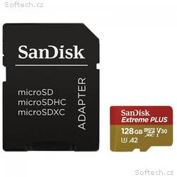 SanDisk micro SDXC karta 128GB Extreme PLUS (200 M