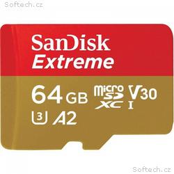 SanDisk micro SDXC karta 64GB Extreme Action Cams 