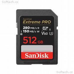SanDisk MicroSDXC karta 512GB Extreme PRO (R:280, 