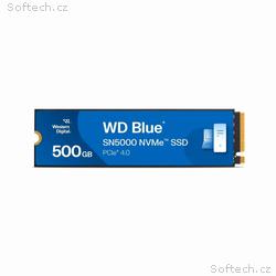 WD BLUE SSD NVMe 500GB PCIe SN5000, Gen4, (R:5000,