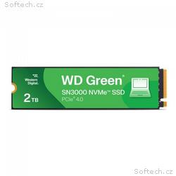 WD GREEN SSD 2TB SN3000, PCIe Gen4x4, M.2 2280, (R