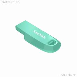 SanDisk Flash Disk 64GB Ultra Curve, USB 3.2, Zele