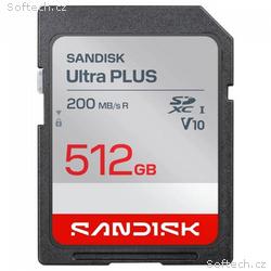 Sandisk Ultra PLUS SDXC karta 512GB UHS-I, V10, U1
