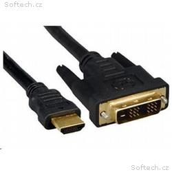 PREMIUMCORD Kabel HDMI - DVI-D 2m (M, M, zlacené k