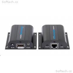 PREMIUMCORD HDMI extender na 60m přes jeden kabel 