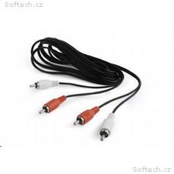 GEMBIRD Kabel přípojný 2xcinch, 2xcinch, 1,8m audi