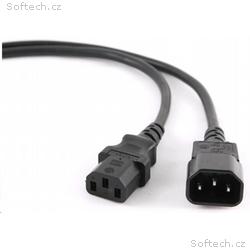 Kabel C-TECH síťový, prodlužovací, 1,8m VDE 220, 2