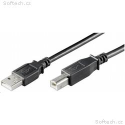 PREMIUMCORD Kabel USB 2.0 A-B propojovací 2m, barv