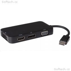PREMIUMCORD adaptér DisplayPort - DP + HDMI + DVI 