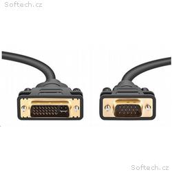 PremiumCord DVI-VGA kabel 2m