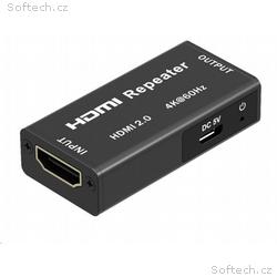 PREMIUMCORD HDMI 2.0 repeater až do 40m, rozlišení