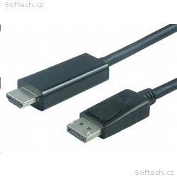 PREMIUMCORD Kabel DisplayPort 1.2 na HDMI 2.0, pro
