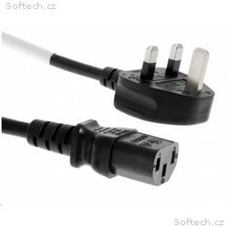 PREMIUMCORD Kabel napájecí 230V, zahnutá zástrčka 