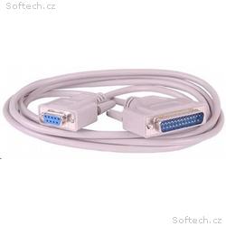PREMIUMCORD Kabel seriový k tiskárně 9F-25M 2m