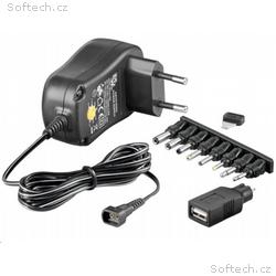 Goobay Univerzální napájecí adaptér 230V, 3-12V st