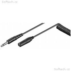 PREMIUMCORD Kabel prodlužovací audio Jack 6,3mm M,