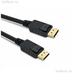 PremiumCord DisplayPort 1.4 přípojný kabel M, M, z