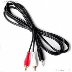 PREMIUMCORD Kabel Jack 2.5mm stereo - 2x Cinch M 2