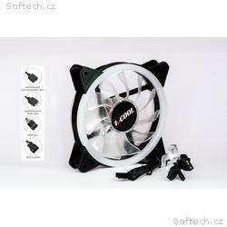 1stCOOL Fan AURA EVO Dual Ring ARGB ventilátor 12c