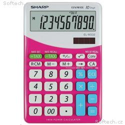 SHARP kalkulačka - EL-M332BPK - růžová