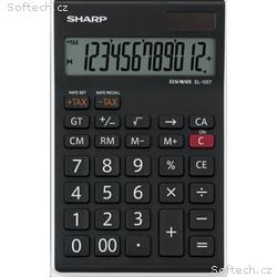 SHARP kalkulačka - EL125TWH - gift box
