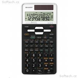 SHARP kalkulačka - EL531TGWH - bílá - box - Solárn