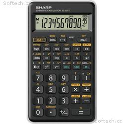 SHARP kalkulačka - EL-501T - bílá (balení box)
