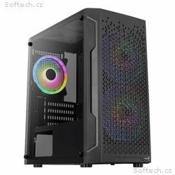 AEROCOOL skříň MC G Trinity, Micro tower, 1x USB 3