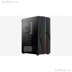 AEROCOOL skříň Mecha, Mid tower, 2x USB 3.0, 2x au