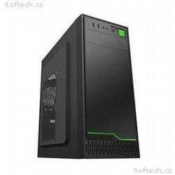 EUROCASE skříň ML N6-500B, Midi Tower, 1xUSB-C, 2x