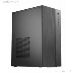 EUROCASE skříň MC EC-801B, mATX, 2x USB-A, černá