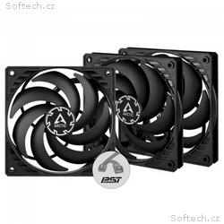 ARCTIC ventilátor P12 Slim PWM PST 3-Pack, 120mm, 