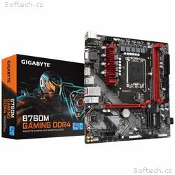 GIGABYTE B760M GAMING DDR4, LGA 1700, mATX