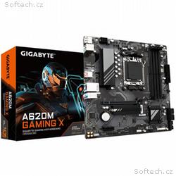 GIGABYTE MB Sc AM5 A620M GAMING X, AMD A620, 4xDDR